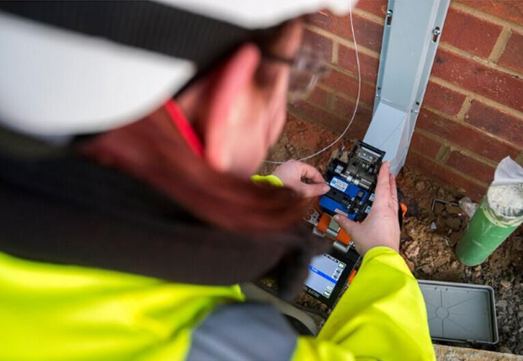 Openreach engineer testing service